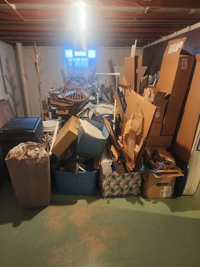 Roll-off dumpster container at job site for Yard Waste Dumpster Rental in Madera Acres